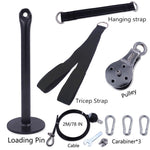 Home Workout Fitness Pulley Cable System